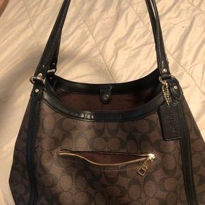 Coach Kristy canvas shoulder bag